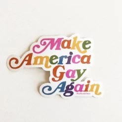Ash + Chess Make America Gay Again Sticker