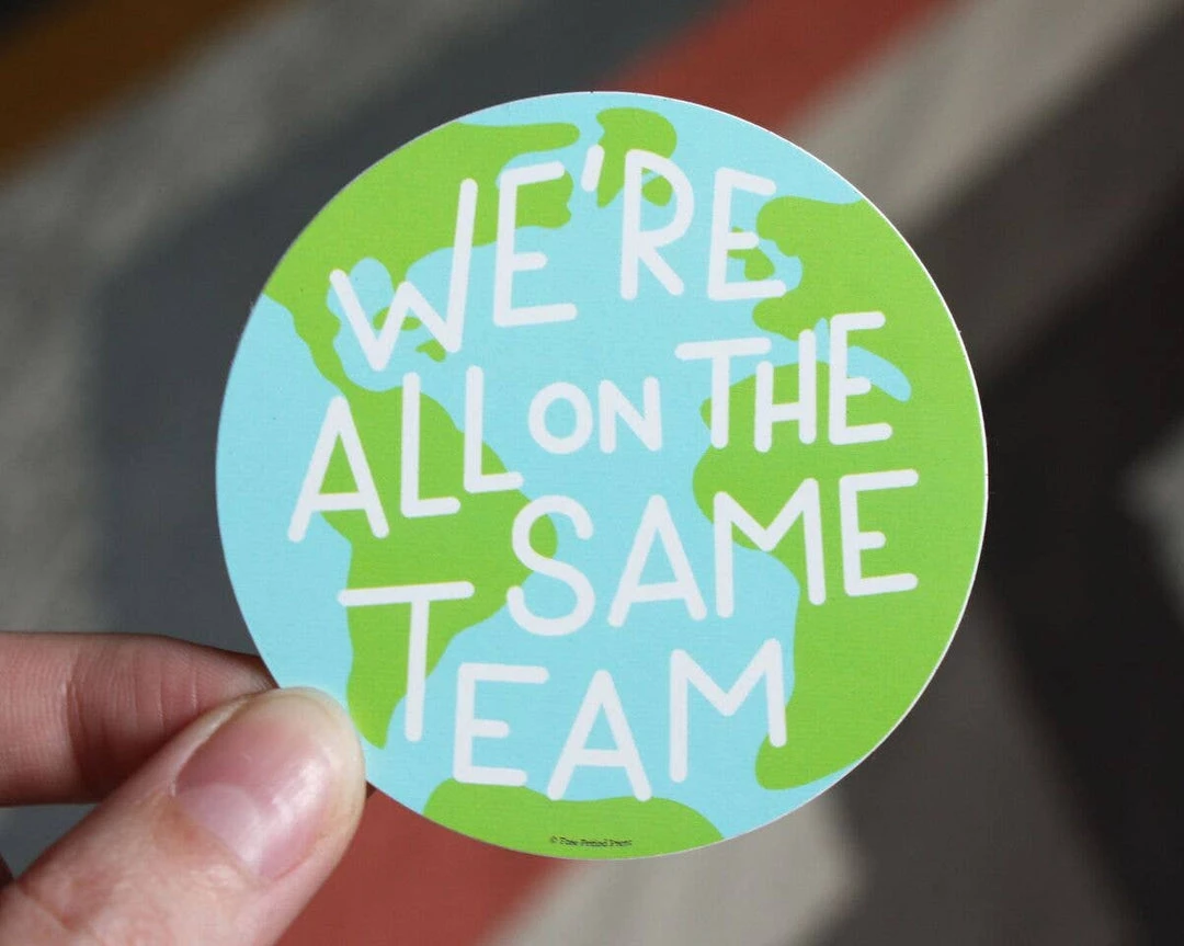 Free Period Press Stickers Same Team Earth Vinyl Sticker 3 Free Period Press Stickers Same Team Earth Vinyl Sticker