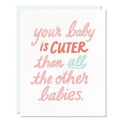 Odd Daughter Paper Co Greeting Cards Cuter Baby Card
