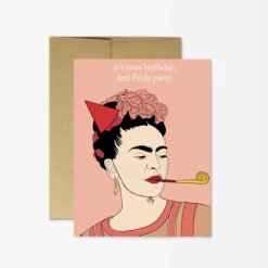 Party Mountain Paper Co Greeting Cards Frida Birthday Card