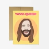 Party Mountain Paper Co Greeting Cards JVN Yas Queen Card