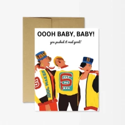Party Mountain Paper Co Salt N Pepa Push It Greeting Cards