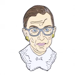 The Card Bureau Ruth Bader Ginsburg Enamel Pin Accessories