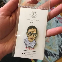 The Card Bureau Ruth Bader Ginsburg Enamel Pin Accessories