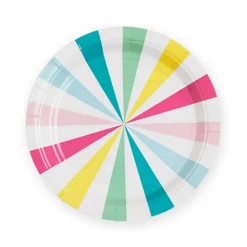 Cakewalk Plates Sugar & Striped Appetizer