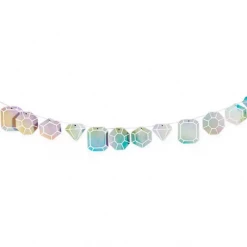 Cakewalk Iridescent Gemstone Garland Banners And Backdrops