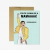 Party Mountain Paper Co Freddie Mercury "New Mama" Card 1 Party Mountain Paper Co Freddie Mercury "New Mama" Card