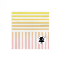 Knot & Bow Party Napkins Gradient Stripe