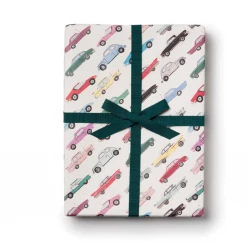 Red Cap Gift And Favor Supply Cars Paper Gift Wrap
