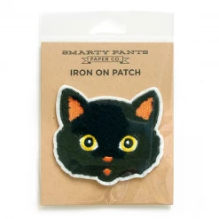 Smarty Pants Paper Black Cat Patch