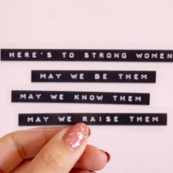 Little Woman Goods Strong Women Vinyl Sticker Stickers