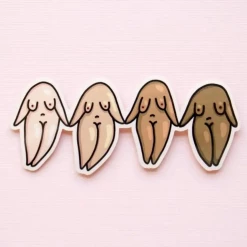 Little Woman Goods Diversity Vinyl Sticker Stickers