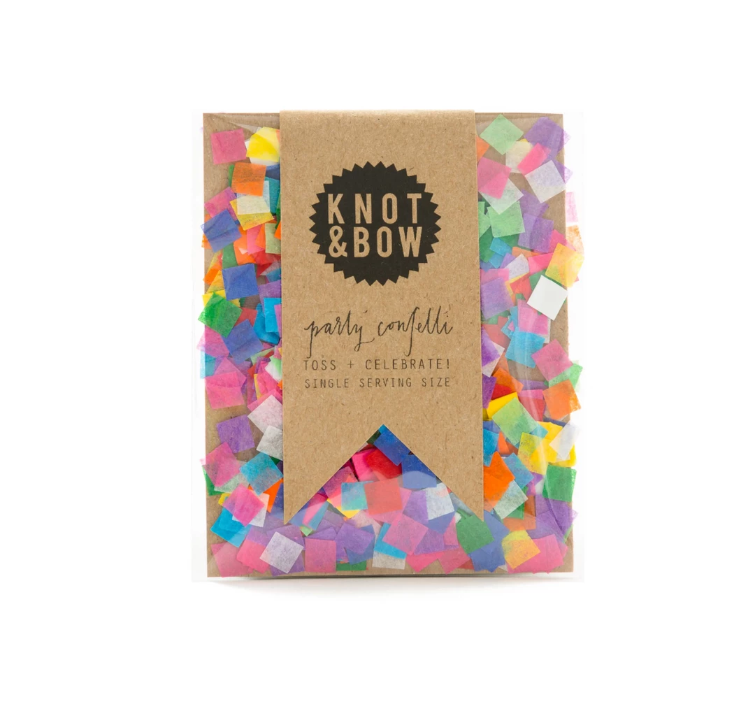 Knot & Bow Confetti & Extras Tiny Rainbow Single Serving Size™ Confetti 3 Knot & Bow Confetti & Extras Tiny Rainbow Single Serving Size™ Confetti