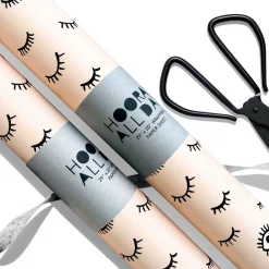 Hooray All Day Gift And Favor Supply Blush Eyes Wrapping Paper Sheet