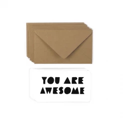 Worthwhile Paper You Are Awesome Mini Note Set