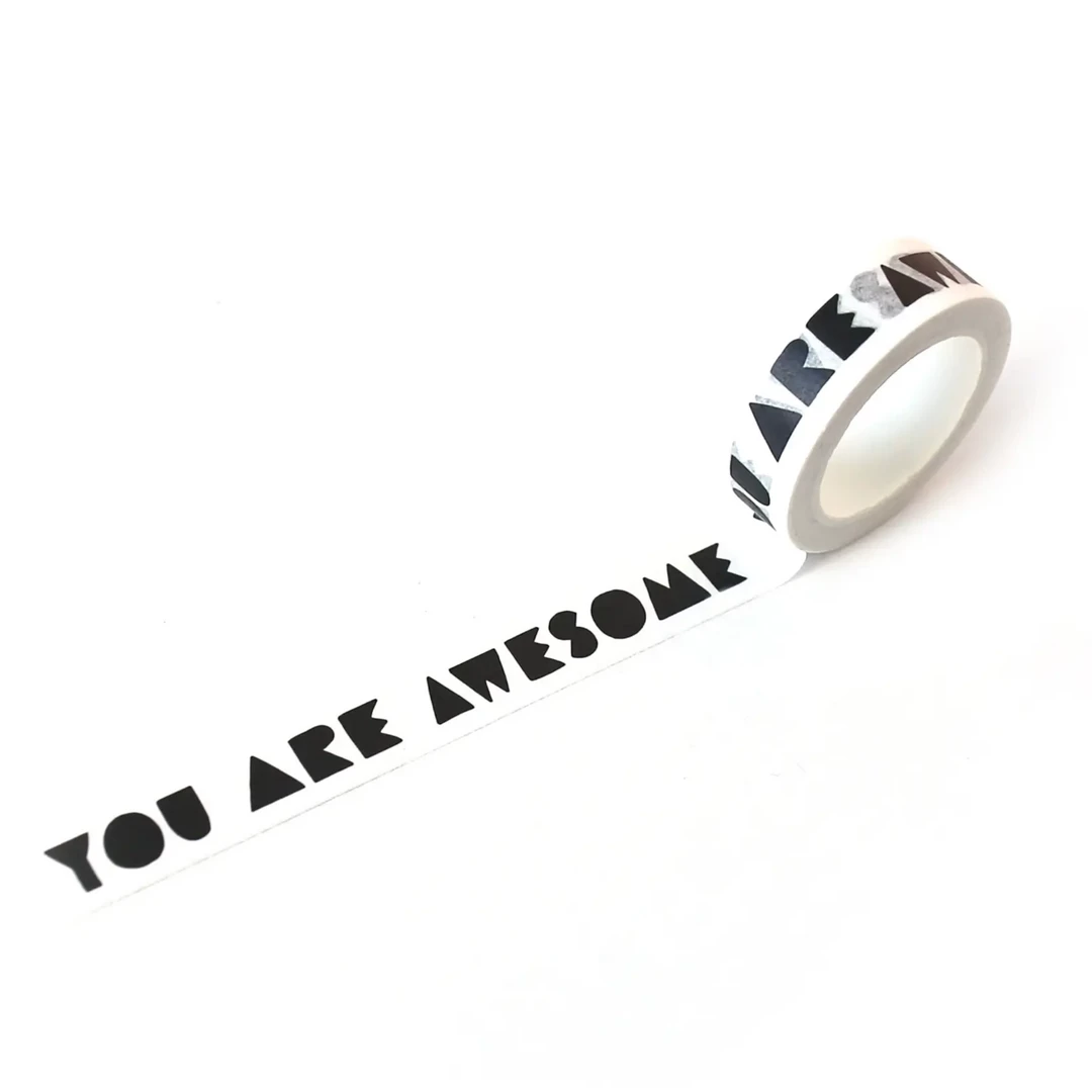 Worthwhile Paper Snail Mail You Are Awesome Washi Tape 3 Worthwhile Paper Snail Mail You Are Awesome Washi Tape