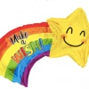 Convergram Balloons 28" Make A Wish Shooting Star Shape