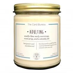 Deals Party Art Community Store 14 The Card Bureau Candles 8 Oz Adulting Soy Candle