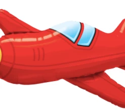Qualatex Balloons 36" Red Vintage Airplane