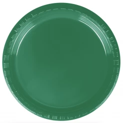 Party Art Community Emerald Green 9-inch Party Paper Plates