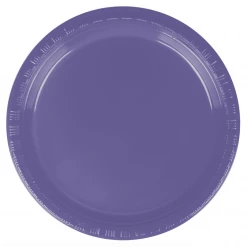 Party Art Community Purple 9-inch Party Paper Plates