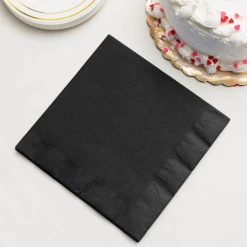 Party Art Community Black Small Party Napkins