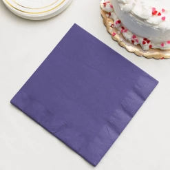 Party Art Community Purple Small Party Napkins