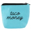 Feliz Modern Embroidered Taco Money Pouch