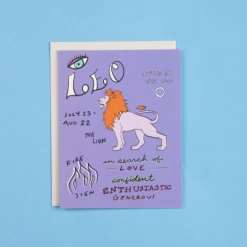 Amador Collective Astrology Card - Leo Greeting Cards