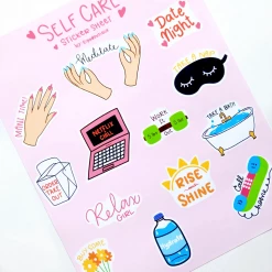 Siyo Boutique Self Care Sticker Sheet