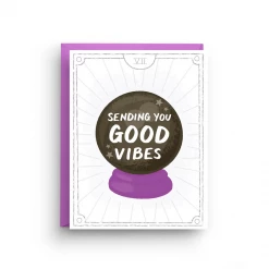 Nicole Marie Paperie Good Vibes - Crystal Ball Congrats Card