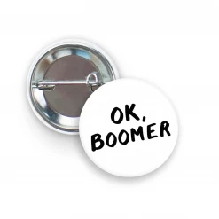 Nicole Marie Paperie OK, Boomer - Button