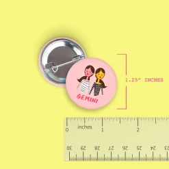 Nicole Marie Paperie Fun Stuff Zodiac Button - Aries