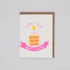 Loteria Press Cake Happy Birthday Card