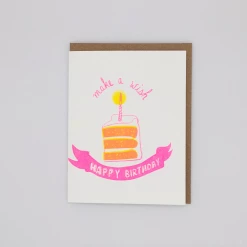 Loteria Press Cake Happy Birthday Card