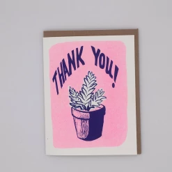 Loteria Press Thank You Succulent Card