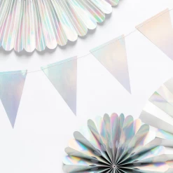 My Mind's Eye Decor Basic Holographic Pennant Banner