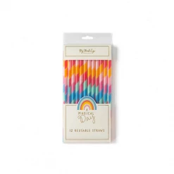 My Mind's Eye Magical Rainbow Reuseable Straws