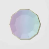 Coterie Party Supplies Yes Way, Ombre Large Plates (10 Count) Tableware