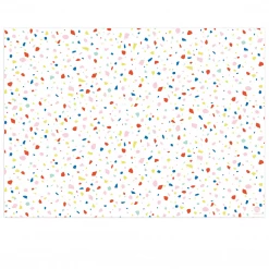 Knot & Bow Gift And Favor Supply Rainbow Chip + Gradient Stripe Double Sided Flat Wrap