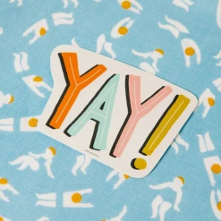 Free Period Press Yay Vinyl Sticker