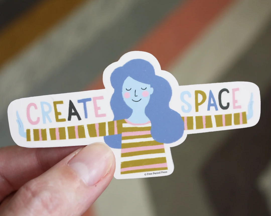 Free Period Press Stickers Create Space Vinyl Sticker 3 Free Period Press Stickers Create Space Vinyl Sticker