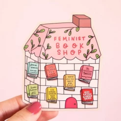 Little Woman Goods Book Shop Vinyl Sticker