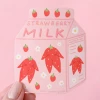 Little Woman Goods Stickers Strawberry Milk Vinyl Sticker