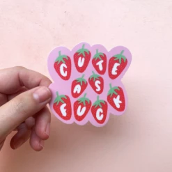 Craft Boner Stickers Cute As Fuck Sticker