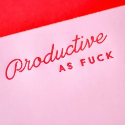 M.C. Pressure Productive AF Notepad
