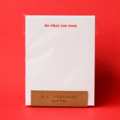 M.C. Pressure Notebooks + Notepads Do What You Want Risograph Notepad 7 M.C. Pressure Notebooks + Notepads Do What You Want Risograph Notepad