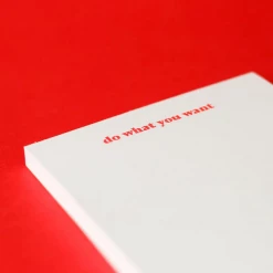 M.C. Pressure Notebooks + Notepads Do What You Want Risograph Notepad