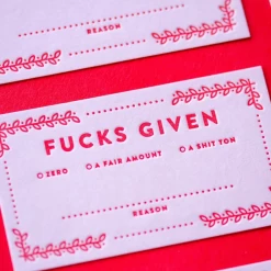 M.C. Pressure Fucks Given Cards