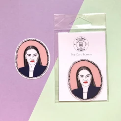 The Card Bureau Alexandria Ocasio-Cortez Sticker Stickers